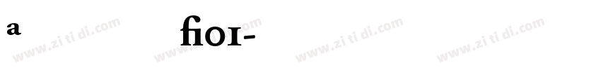 Adobe Garamond W01字体转换